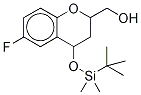 4-Tert-butyldimethylsilyloxy-6-fluoro-2-hydroxymethyl-3,4-dihydro-2h-1-benzopyranStructure,1286156-10-2Structure 4-Tert-butyldimethylsilyloxy-6-fluoro-2-hydroxymethyl-3,4-dihydro-2h-1-benzopyran Structure,1286156-10-2Structure