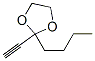 1,3-Dioxolane, 2-butyl-2-ethynyl-Structure,128957-79-9Structure 1,3-Dioxolane, 2-butyl-2-ethynyl- Structure,128957-79-9Structure