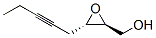 (2s-反式)-(9ci)-3-(2-戊炔)-環(huán)氧乙烷甲醇結構式_129083-14-3結構式