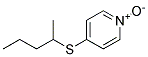 (9ci)-4-[(1-甲基丁基)硫代]-吡啶 1-氧化物結構式_129598-83-0結構式