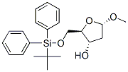1-甲氧基-5-O-(叔丁基二苯基硅烷)-2-脫氧-beta-D-赤式戊呋喃糖苷結構式_130144-86-4結構式