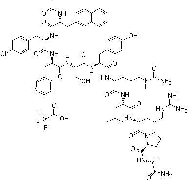 Cetrorelix trifluoroacetateStructure,130289-71-3Structure Cetrorelix trifluoroacetate Structure,130289-71-3Structure