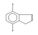 1H-indene,4,7-difluoro-(9ci) Structure,130408-18-3Structure