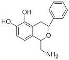 1-(Aminomethyl)-3,4-dihydro-3-phenyl-1h-2-benzopyran-5,6-diolStructure,130465-44-0Structure 1-(Aminomethyl)-3,4-dihydro-3-phenyl-1h-2-benzopyran-5,6-diol Structure,130465-44-0Structure