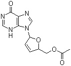 2,3-Didehydro-2,3-dideoxy-5-acetate inosine Structure,130676-57-2Structure