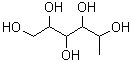 L-巖藻糖醇結(jié)構(gòu)式_13074-06-1結(jié)構(gòu)式