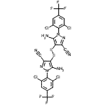 4,4’-Dithiobis(5-amino-1-(2,6-dichloro-4-(trifluoromethyl)phenyl)-1h-pyrazole-3-carbonitrile)Structure,130755-46-3Structure 4,4’-Dithiobis(5-amino-1-(2,6-dichloro-4-(trifluoromethyl)phenyl)-1h-pyrazole-3-carbonitrile) Structure,130755-46-3Structure