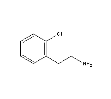 2-氯苯乙胺結(jié)構(gòu)式_13078-80-3結(jié)構(gòu)式