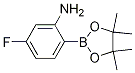 5-氟-2-(4,4,5,5-四甲基-1,3,2-二噁硼烷-2-基)苯胺結(jié)構(gòu)式_1309982-16-8結(jié)構(gòu)式