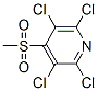 2,3,5,6-四氯-4-(甲磺酰)吡啶結(jié)構(gòu)式_13108-52-6結(jié)構(gòu)式