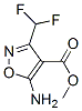 4-Isoxazolecarboxylicacid,5-amino-3-(difluoromethyl)-,methylester(9ci)Structure,132066-24-1Structure 4-Isoxazolecarboxylicacid,5-amino-3-(difluoromethyl)-,methylester(9ci) Structure,132066-24-1Structure