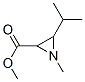 2-Aziridinecarboxylicacid,1-methyl-3-(1-methylethyl)-,methylester(9ci)Structure,132141-31-2Structure 2-Aziridinecarboxylicacid,1-methyl-3-(1-methylethyl)-,methylester(9ci) Structure,132141-31-2Structure