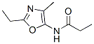 Propanamide, n-(2-ethyl-4-methyl-5-oxazolyl)-Structure,132334-45-3Structure Propanamide, n-(2-ethyl-4-methyl-5-oxazolyl)- Structure,132334-45-3Structure