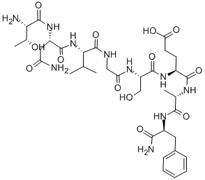 H-thr-asn-val-gly-ser-glu-ala-phe-nh2 Structure,132917-49-8Structure