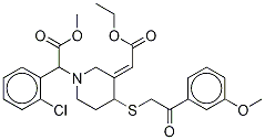 Trans-clopidogrel-mp-13c,d3 ethyl ester derivativeStructure,1331383-23-3Structure Trans-clopidogrel-mp-13c,d3 ethyl ester derivative Structure,1331383-23-3Structure