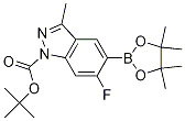 6-氟-3-甲基-5-(4,4,5,5-四甲基-1,3,2-二噁硼烷-2-基)-1H-吲唑-1-羧酸叔丁酯結(jié)構(gòu)式_1333222-21-1結(jié)構(gòu)式