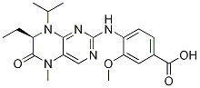 (R)-4-((7-乙基-8-異丙基-5-甲基-6-氧代-5,6,7,8-四氫蝶啶-2-基)氨基)-3-甲氧基苯甲酸結構式_1333493-13-2結構式