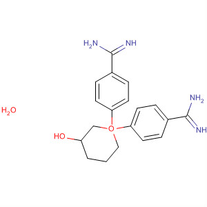 1,5-Bis(4-amidinophenoxy)-2-pentanolStructure,133991-32-9Structure 1,5-Bis(4-amidinophenoxy)-2-pentanol Structure,133991-32-9Structure