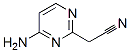 2-Pyrimidineacetonitrile, 4-amino- (9ci)Structure,134318-72-2Structure 2-Pyrimidineacetonitrile, 4-amino- (9ci) Structure,134318-72-2Structure