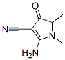 1H-pyrrole-3-carbonitrile, 2-amino-4,5-dihydro-1,5-dimethyl-4-oxo-Structure,134518-56-2Structure 1H-pyrrole-3-carbonitrile, 2-amino-4,5-dihydro-1,5-dimethyl-4-oxo- Structure,134518-56-2Structure