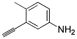 3-乙炔-4-甲基苯胺結(jié)構(gòu)式_134690-40-7結(jié)構(gòu)式
