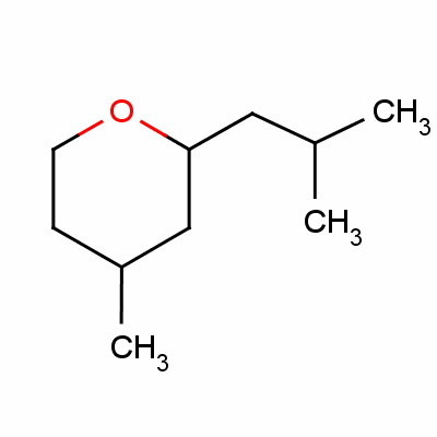 2H-pyran, tetrahydro-4-methyl-2-(2-methylpropyl)-Structure,13477-62-8Structure 2H-pyran, tetrahydro-4-methyl-2-(2-methylpropyl)- Structure,13477-62-8Structure