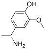 Phenol, 4-(1-aminoethyl)-2-methoxy-, (R)-Structure,134855-95-1Structure Phenol, 4-(1-aminoethyl)-2-methoxy-, (R)- Structure,134855-95-1Structure