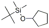 Silane, (cyclopentyloxy)(1,1-dimethylethyl)dimethyl- (9ci)Structure,135746-46-2Structure Silane, (cyclopentyloxy)(1,1-dimethylethyl)dimethyl- (9ci) Structure,135746-46-2Structure