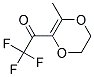 (9ci)-1-(5,6-二氫-3-甲基-1,4-二噁英-2-基)-2,2,2-三氟-乙酮結(jié)構(gòu)式_135813-43-3結(jié)構(gòu)式
