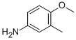 4-Methoxy-3-methylbenzenamineStructure,136-90-3Structure 4-Methoxy-3-methylbenzenamine Structure,136-90-3Structure
