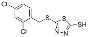 5-(2,4-Dichlorobenzylthio)-2-mercapto-1,3,4-thiadiazoleStructure,136384-19-5Structure 5-(2,4-Dichlorobenzylthio)-2-mercapto-1,3,4-thiadiazole Structure,136384-19-5Structure