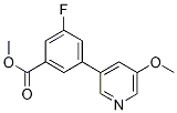 Methyl3-fluoro-5-(5-methoxypyridin-3-yl)benzoateStructure,1373232-83-7Structure Methyl3-fluoro-5-(5-methoxypyridin-3-yl)benzoate Structure,1373232-83-7Structure