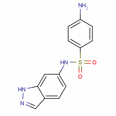 N1-(6-indazolyl)sulfanilamideStructure,13744-68-8Structure N1-(6-indazolyl)sulfanilamide Structure,13744-68-8Structure