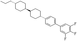 Trans,trans-4-(4-propyl-bicyclohexyl-4-yl)-3,4,5-trifluorobiphenylStructure,137529-41-0Structure Trans,trans-4-(4-propyl-bicyclohexyl-4-yl)-3,4,5-trifluorobiphenyl Structure,137529-41-0Structure