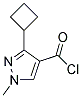 1H-pyrazole-4-carbonyl chloride, 3-cyclobutyl-1-methyl-(9ci)Structure,137614-14-3Structure 1H-pyrazole-4-carbonyl chloride, 3-cyclobutyl-1-methyl-(9ci) Structure,137614-14-3Structure