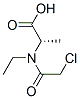 Alanine, n-(chloroacetyl)-n-ethyl-(9ci)Structure,138062-75-6Structure Alanine, n-(chloroacetyl)-n-ethyl-(9ci) Structure,138062-75-6Structure