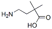 4-Amino-2,2-dimethyl-butyric acidStructure,138146-22-2Structure 4-Amino-2,2-dimethyl-butyric acid Structure,138146-22-2Structure