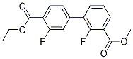 Methyl3-(4-(ethoxycarbonyl)-3-fluorophenyl)-2-fluorobenzoateStructure,1381944-56-4Structure Methyl3-(4-(ethoxycarbonyl)-3-fluorophenyl)-2-fluorobenzoate Structure,1381944-56-4Structure