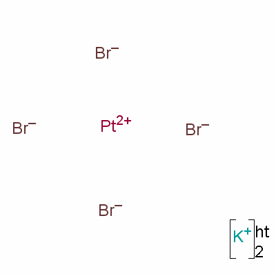 Potassium tetrabromoplatinateStructure,13826-94-3Structure Potassium tetrabromoplatinate Structure,13826-94-3Structure