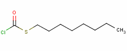 Carbonochloridothioic acid, 5-octylesterStructure,13889-96-8Structure Carbonochloridothioic acid, 5-octylester Structure,13889-96-8Structure