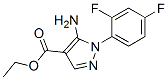 5-Amino-1-(2,4-difluorophenyl)-1H-pyrazole-4-carboxylic acid ethyl esterStructure,138907-72-9Structure 5-Amino-1-(2,4-difluorophenyl)-1H-pyrazole-4-carboxylic acid ethyl ester Structure,138907-72-9Structure