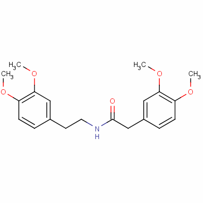 N-(3,4-dimethoxyphenethyl)-2-(3,4-dimethoxyphenyl)acetamideStructure,139-76-4Structure N-(3,4-dimethoxyphenethyl)-2-(3,4-dimethoxyphenyl)acetamide Structure,139-76-4Structure