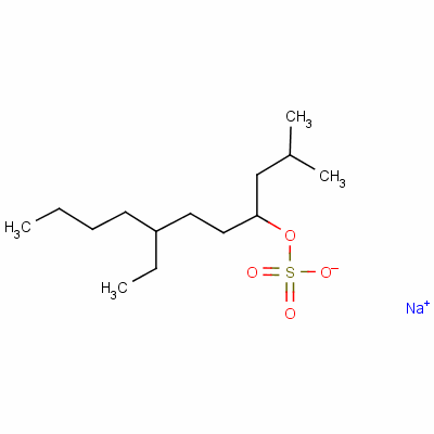 Sodium (7-ethyl-2-methyl-undecan-4-yl) sulfateStructure,139-88-8Structure Sodium (7-ethyl-2-methyl-undecan-4-yl) sulfate Structure,139-88-8Structure