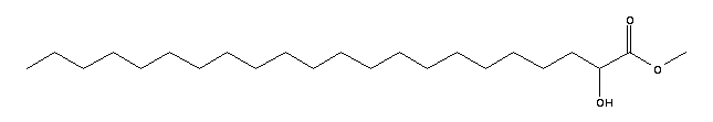 2-羥基二十二烷酸甲酯結(jié)構(gòu)式_13980-17-1結(jié)構(gòu)式