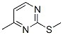 4-Methyl-2-(methylsulfanyl)pyrimidineStructure,14001-63-9Structure 4-Methyl-2-(methylsulfanyl)pyrimidine Structure,14001-63-9Structure