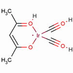 (Acetylacetonato)dicarbonyliridium(i) Structure,14023-80-4Structure