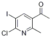 1-(6-Chloro-5-iodo-2-methylpyridin-3-yl)ethan-1-oneStructure,1407516-42-0Structure 1-(6-Chloro-5-iodo-2-methylpyridin-3-yl)ethan-1-one Structure,1407516-42-0Structure