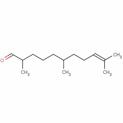 9-Undecenal, 2,6,10-trimethyl-Structure,141-13-9Structure 9-Undecenal, 2,6,10-trimethyl- Structure,141-13-9Structure