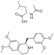 R-Tetrahydropapaverine N-acetyl-L-leucinateStructure,141109-12-8Structure R-Tetrahydropapaverine N-acetyl-L-leucinate Structure,141109-12-8Structure
