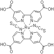 Cis-bis(isothiocyanato)bis(2,2-bipyridyl-4,4-dicarboxylato)-ruthenium(ii)Structure,141460-19-7Structure Cis-bis(isothiocyanato)bis(2,2-bipyridyl-4,4-dicarboxylato)-ruthenium(ii) Structure,141460-19-7Structure